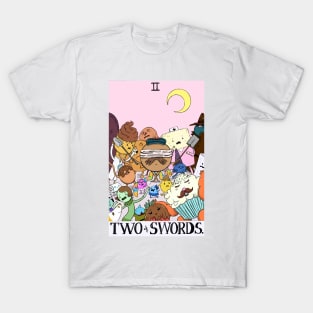 Candy Citizens as 2 of Swords tarot design T-Shirt